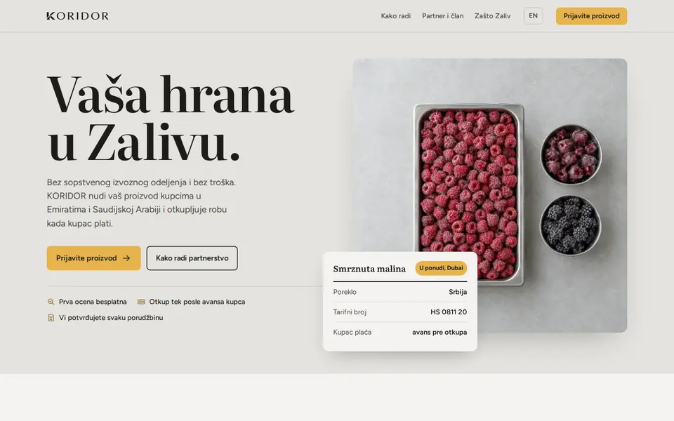 Koncept A, naslovna za proizvođače